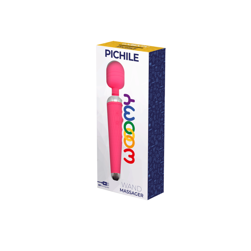 Pichile - Vibromasseur Baguette Rechargeable 20x4,1cm