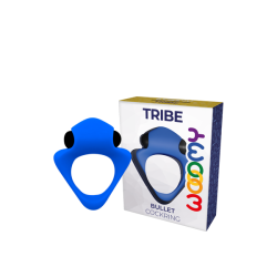 Tribe Blue Silicone Vibrating Ring