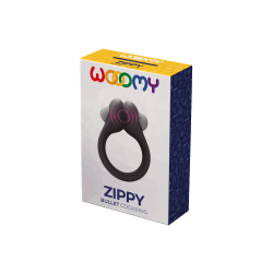 Zippy Vibrating Ring Silicone Black