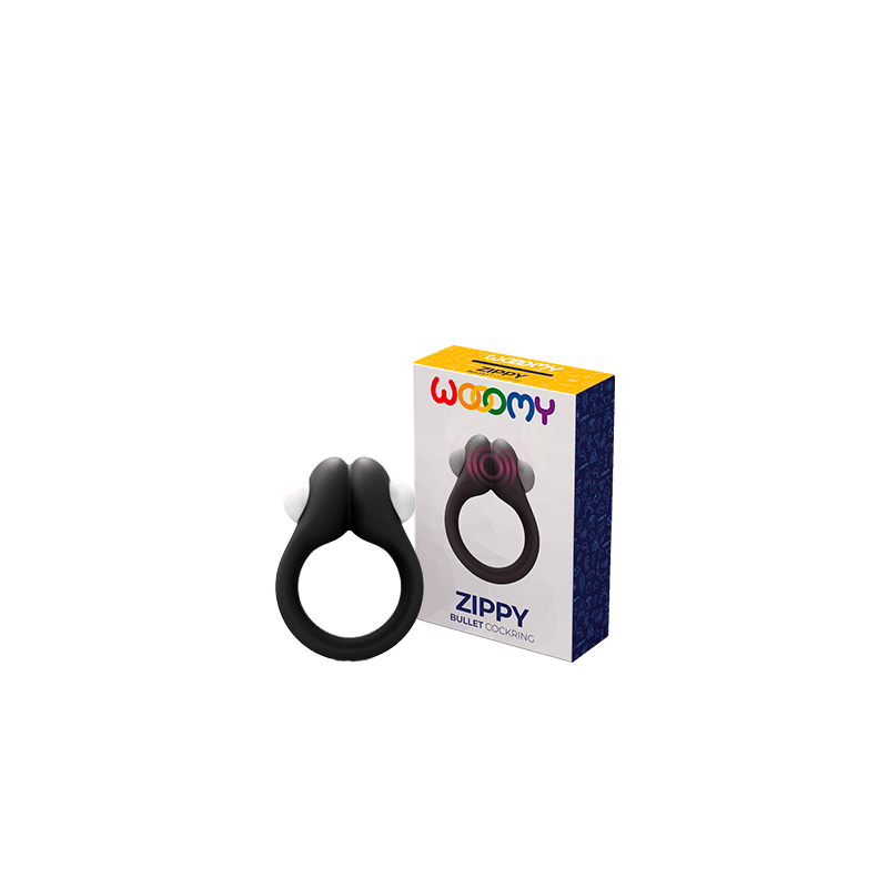 Zippy Anello Vibrante Silicone Nero