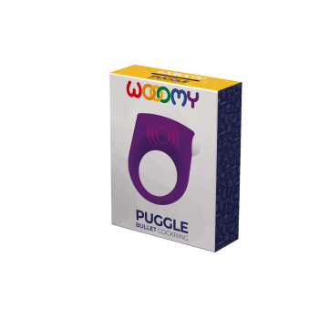 Puggle Purple Silicone Vibrating Ring 2