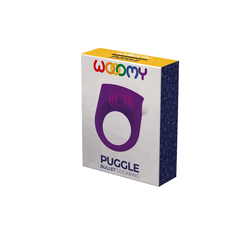 Puggle Purple Silicone Vibrating Ring