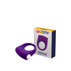 Puggle Purple Silicone Vibrating Ring