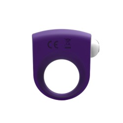 Anello vibrante in silicone viola Puggle