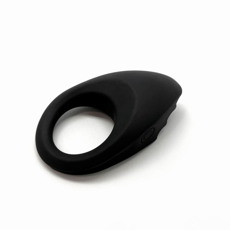 Houpla Rechargeable Vibrating Ring 10 Modes Silicone Black
