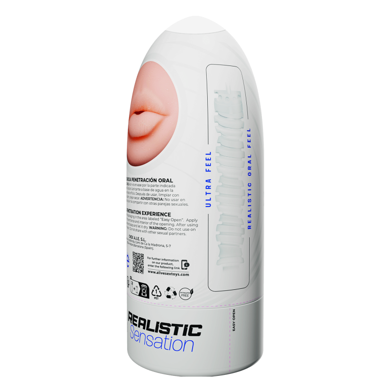 Masturbateur buccal en conserve Oral Experience Flex