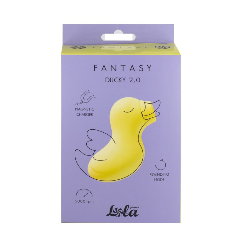 Pato Amarillo 2.0 Succionador Fantasy 10 modos recargable carga magnética