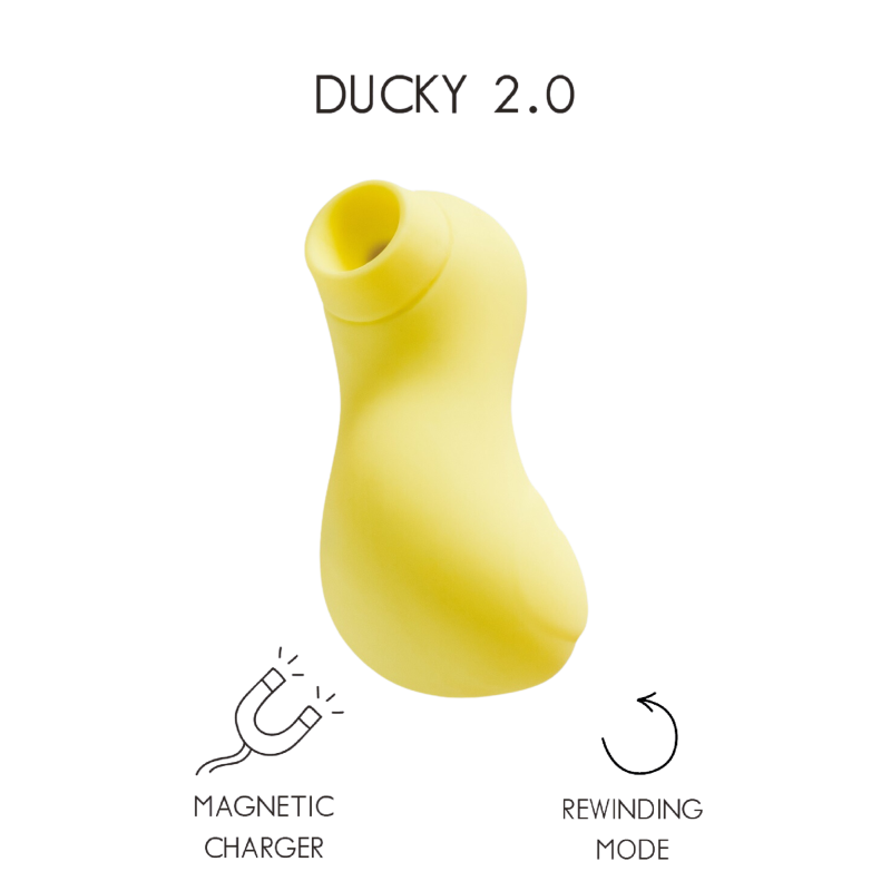 Yellow Duck 2.0 Fantasy Sucker 10 Modes Rechargeable Magnetic Charging