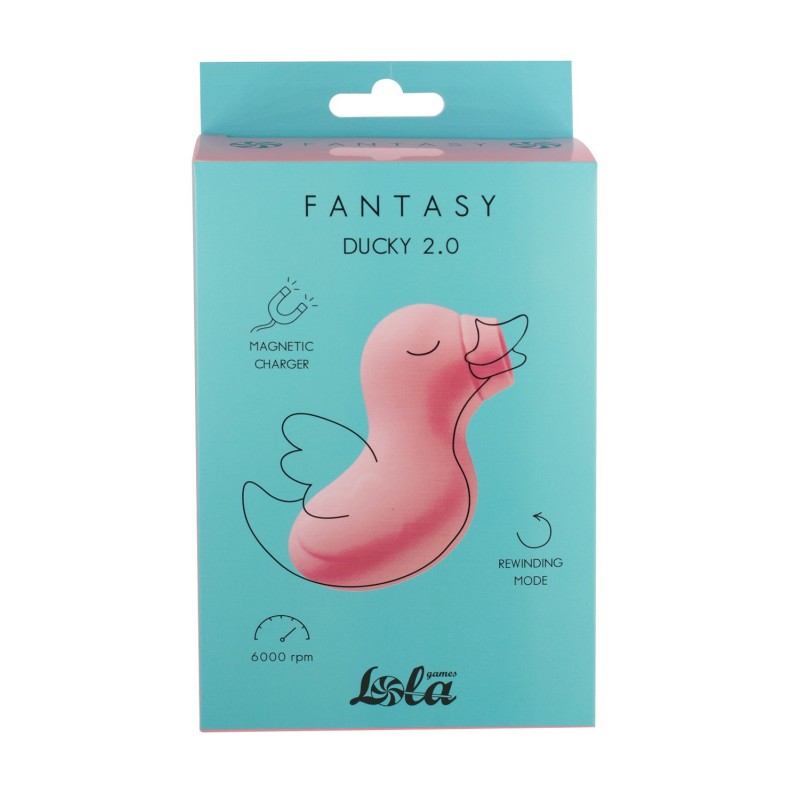 Pink Duck 2.0 Fantasy Sucker 10 Modos de carregamento magnético recarregável