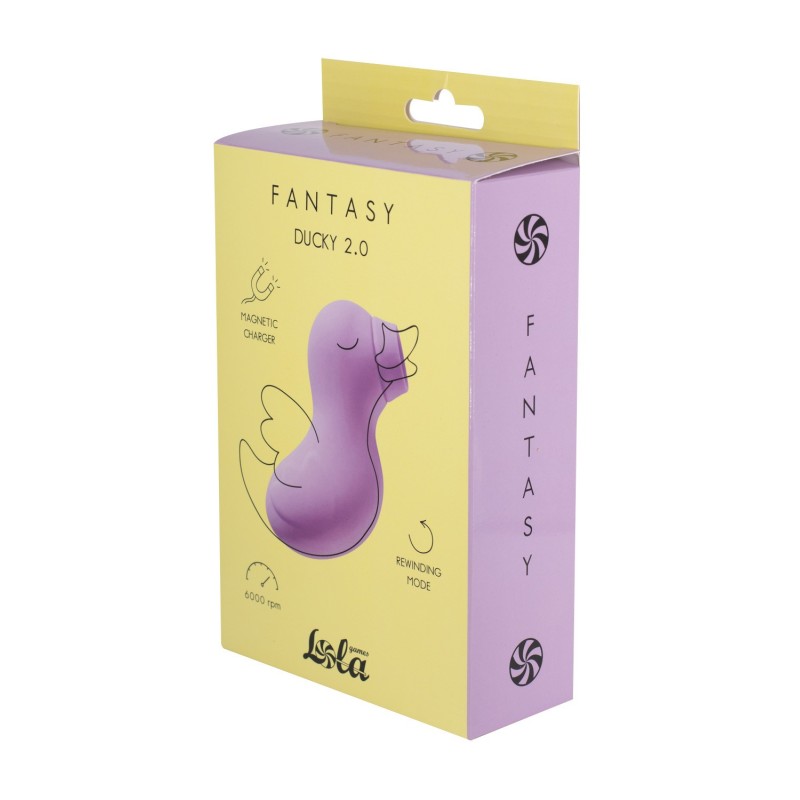 Lilac Duck 2.0 Fantasy Sucker 10 Modes Rechargeable Chargement Magnétique
