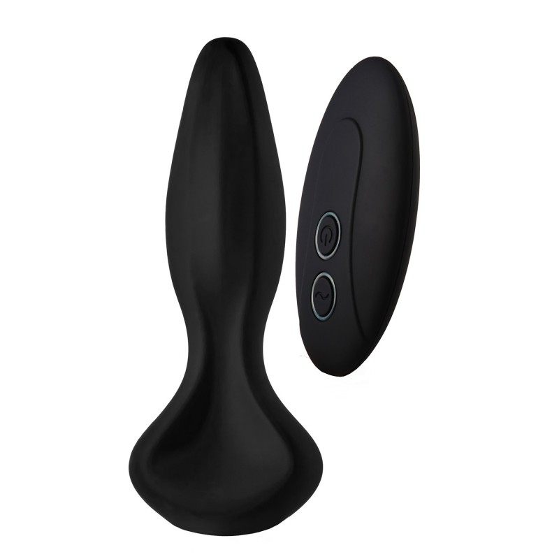 Alexandra Desejos Sombrios. Plugue Vibrador Recarregável - Controle Remoto Recarregável. 10 Modos