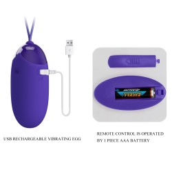 Huevo Vibrador Wireless Recargable 12 modos Berger Youth Pretty Love