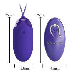 Berger Youth 12-Mode Rechargeable Wireless Vibrating Egg Pretty Love