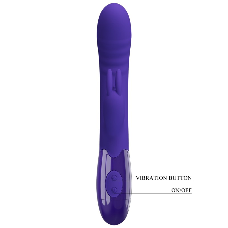 Cerberus Youth Double Bunny Vibrator Wiederaufladbar 30 Modi Mini-Zungenlecken