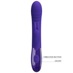 Cerberus Youth Double Bunny Vibrator Rechargeable 30 Modes Mini Tongue Licking