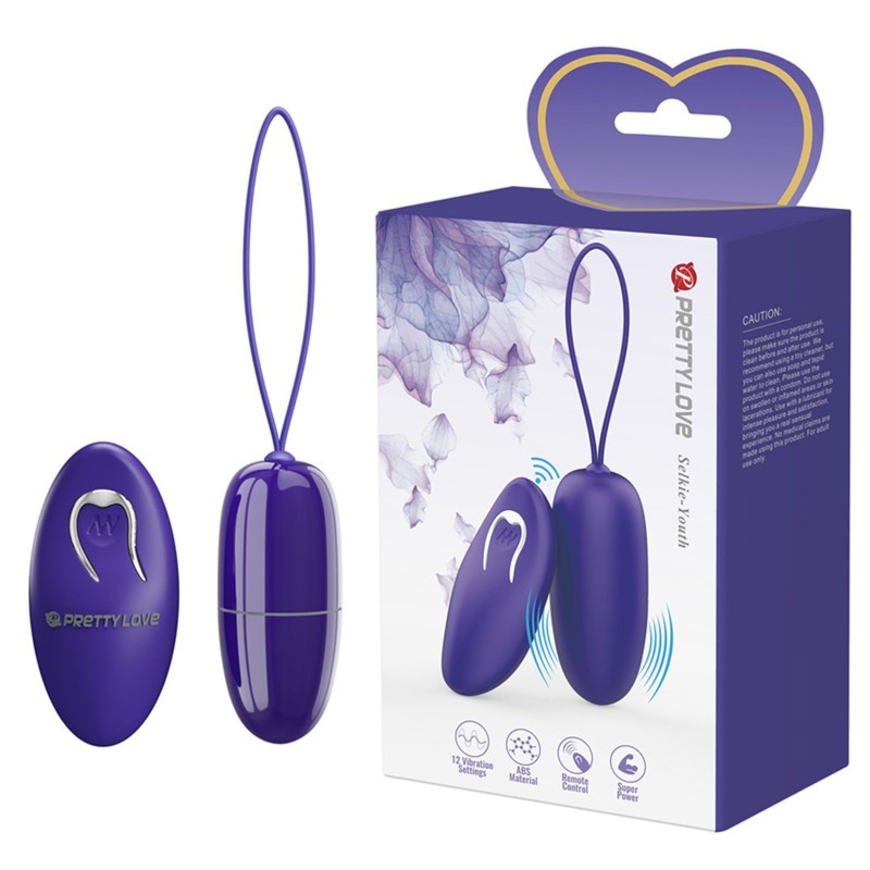Vibrador de ovo sem fio 12 modos Selkie Youth Pretty Love