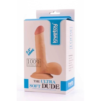 Dildo con Testicoli 7.5" Ultra Soft Dude 19x3.9 cm 2