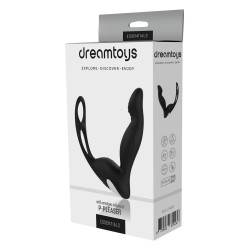P-PLEASER 9 Modi Vibration Prostata mit Doppelring, wiederaufladbar - CHEEKY LOVE
