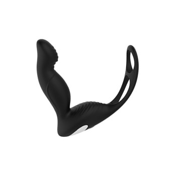 P-PLEASER 9 modos vibración prostático con anilla doble,  recargable- CHEEKY LOVE 2