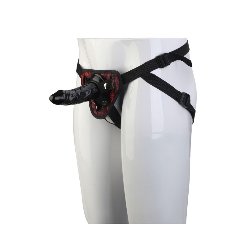 BLAZE DELUXE HARNESS WITH 13x4cm DILDO