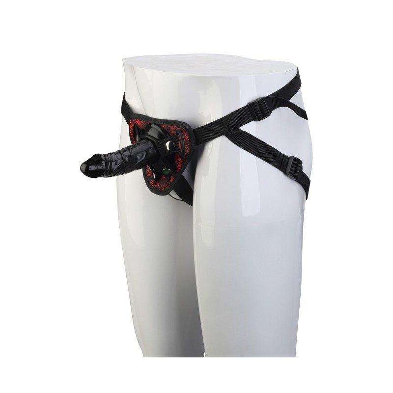 BLAZE DELUXE HARNESS WITH 13x4cm DILDO
