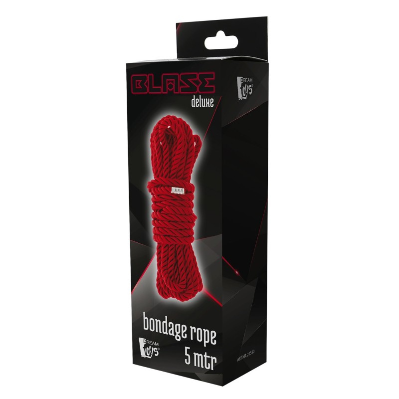 BLAZE DELUXE Red Bondage Rope 5m