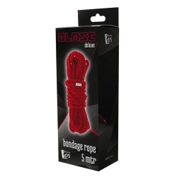 BLAZE DELUXE Rotes Bondageseil 5m
