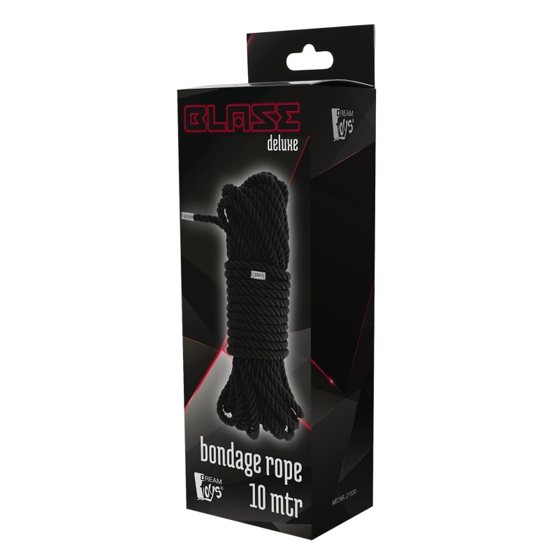 BLAZE DELUXE Schwarz Bondage Seil 10m