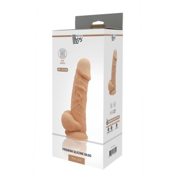 Dildo de silicone premium com testículos de 21,6 cm (8,5 polegadas) - BOX 2