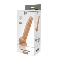 Premium Silicone Dildo con testículos 9 pulgadas (22,9cm) - CAJA