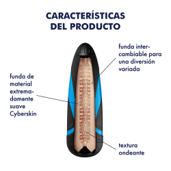 Kinky Waves Manica per Satisfyer Masturbatore Da Uomo