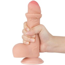 Sliding Skin Dildo 7 Zoll (18,3x3,5cm)