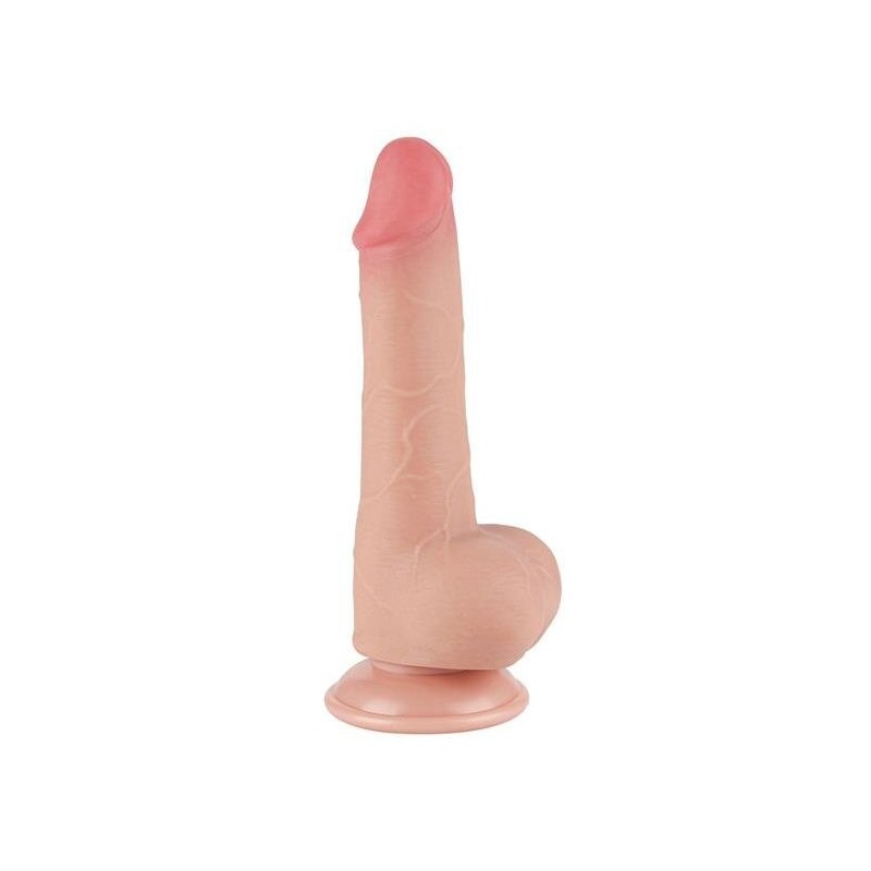 Dildo de pele deslizante 7,5 polegadas (19,5x3,6 centímetros)