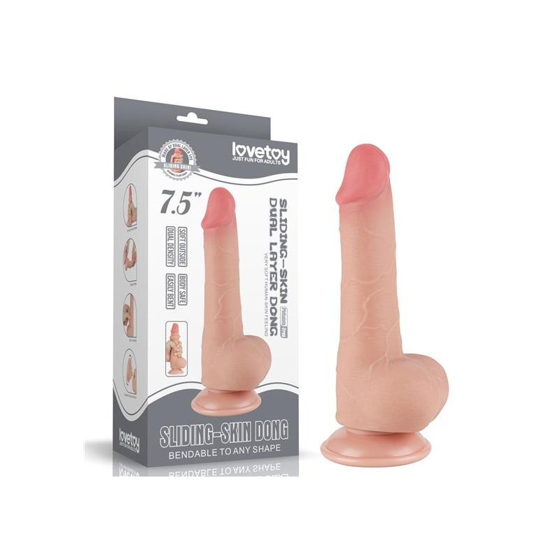 Gode Peau Coulissant 7,5 pouces (19,5x3,6cm)