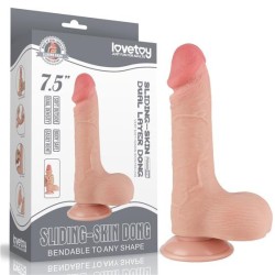 Sliding Skin Dildo 7.5 inches (19.5x3.7cm)