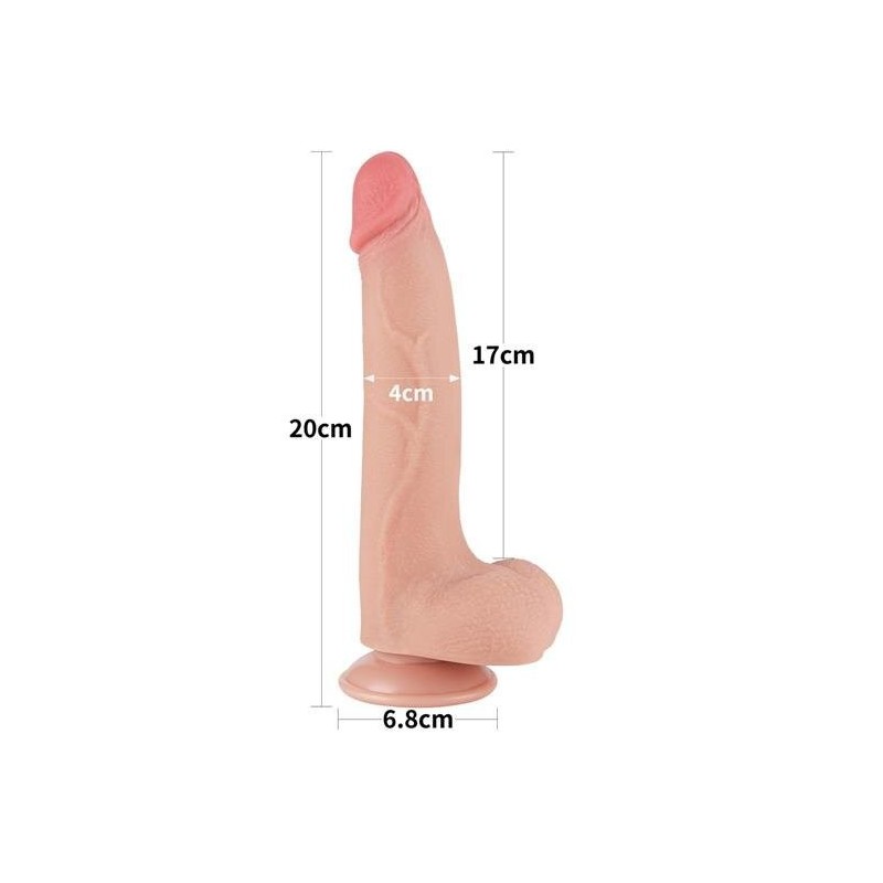 Sliding Skin Dildo 8,5 Zoll (20x4cm)