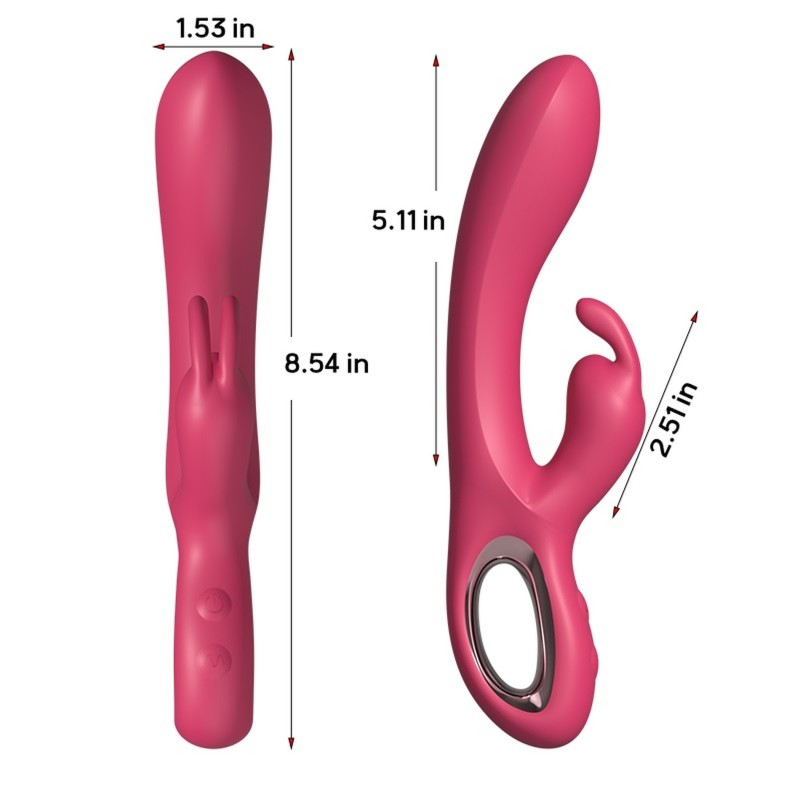 Vibrador Doble Rabbit Gentleman - Recargable 10 modos
