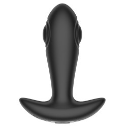 Reggie Plug Double Tapping & Vibrador Recarregável Controle Remoto 10+10 Modos