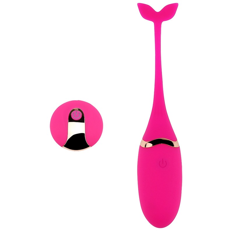 Massaggiatore privato Telecomando ricaricabile rosa 10 modalità