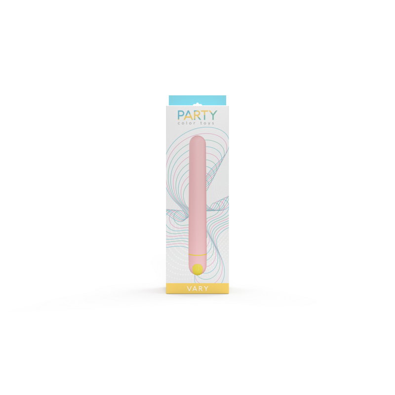 Vary Pink - 21 modes rechargeable vibrator - PARTY TOYS 16.3 x 2.3cm