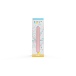 Vary Pink - Vibromasseur rechargeable 21 modes - PARTY TOYS 16,3 x 2,3cm