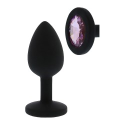 Joya Anal Silicona Negra - Rosa - S - All Time Favorites - 7 x 2,7cm