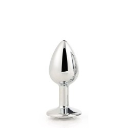 Silver Anal Jewel S - Gleaming Love - 7.1 x 2.7cm
