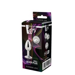 Prata Anal Jewel S - Amor Reluzente - 7,1 x 2,7 centímetros