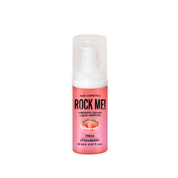 Rock Me! Liquid Strawberry Vibrator 20ml - NUEI 2
