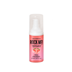 Rock Me! Liquid Strawberry Vibrator 20ml - NUEI