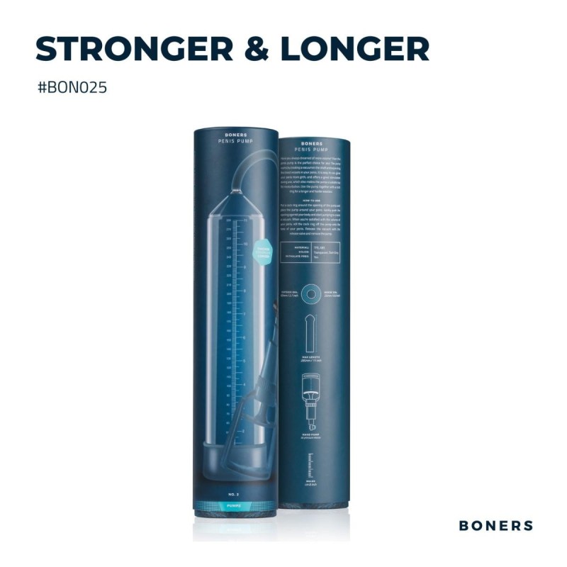 Pompa grande (30 cm) per il pene n. 2 Boners