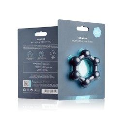 Hexagonal ring with steel balls