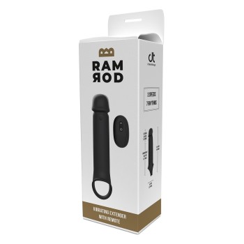 VIBRIERENDES KOFFER MIT 8 CM VERLÄNGERUNG UND FERNBEDIENUNG RAMROD 2