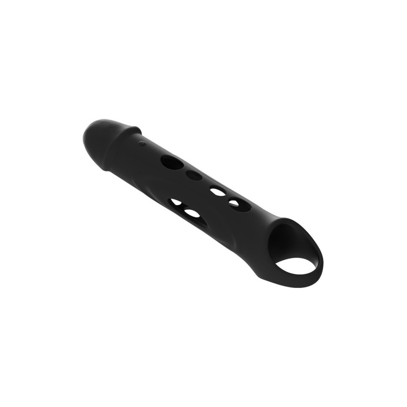 VIBRATING OPEN CASE WITH 8cm EXTENSION AND REMOTE CONTROL RAMROD